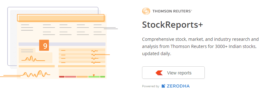 Zerodha Stock Reports