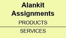 Alankit Assignments Products & Services
