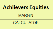 Achiievers Equities Margin Calculator