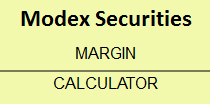 Modex Securities Margin Calculator