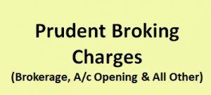 Prudent Broking Charges