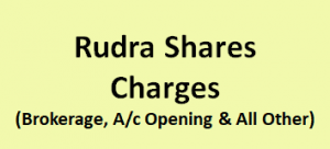 Rudra Shares Charges