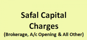 Safal Capital Charges