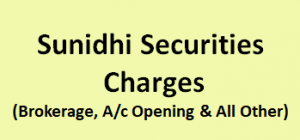 Sunidhi Securities Charges