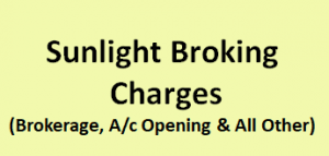 Sunlight Broking Charges