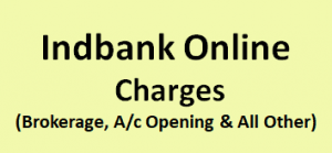 Indbank Online Charges