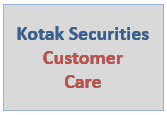 Kotak Securities Customer Care