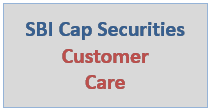 SBI Cap Securities Customer Care