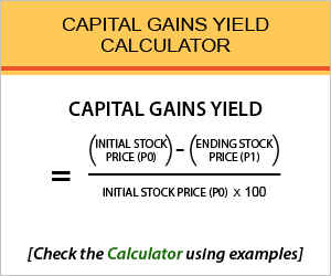 Capital Gains Yield Calculator