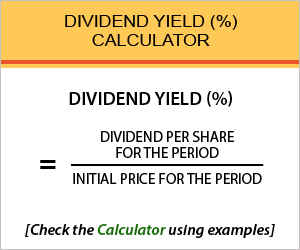 Dividend Yield Stock Calculator