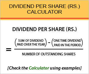 Dividends Per Share Calculator
