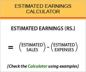 Estimated Earnings Calculator