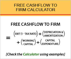 Free Cashflow to Firm (FCFF) Calculator