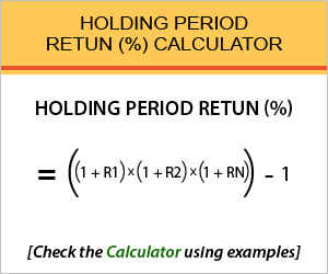 Holding Period Return Calculator