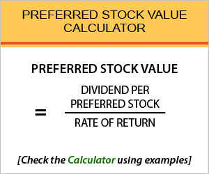Preferred Stock Calculator