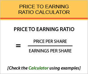 Price/Earnings Ratio Calculator