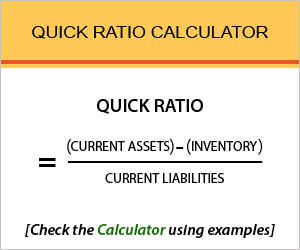 Quick Ratio Calculator