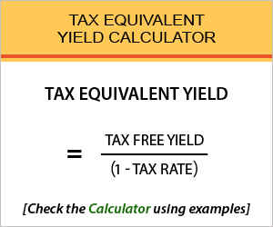 Tax Equivalent Yield Calculator